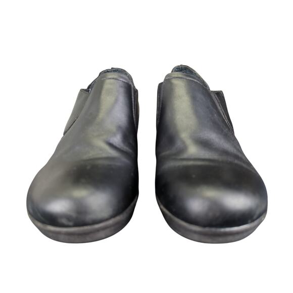 Dansko Lynn Comfort Shoes Black Leather Slip-on Booties Clogs EU 39 Casual Sz 9 - Picture 3 of 8